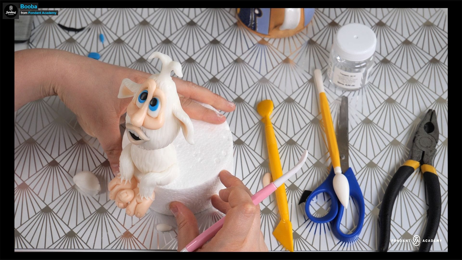 Booba – Fondant Cake Topper Tutorial 4