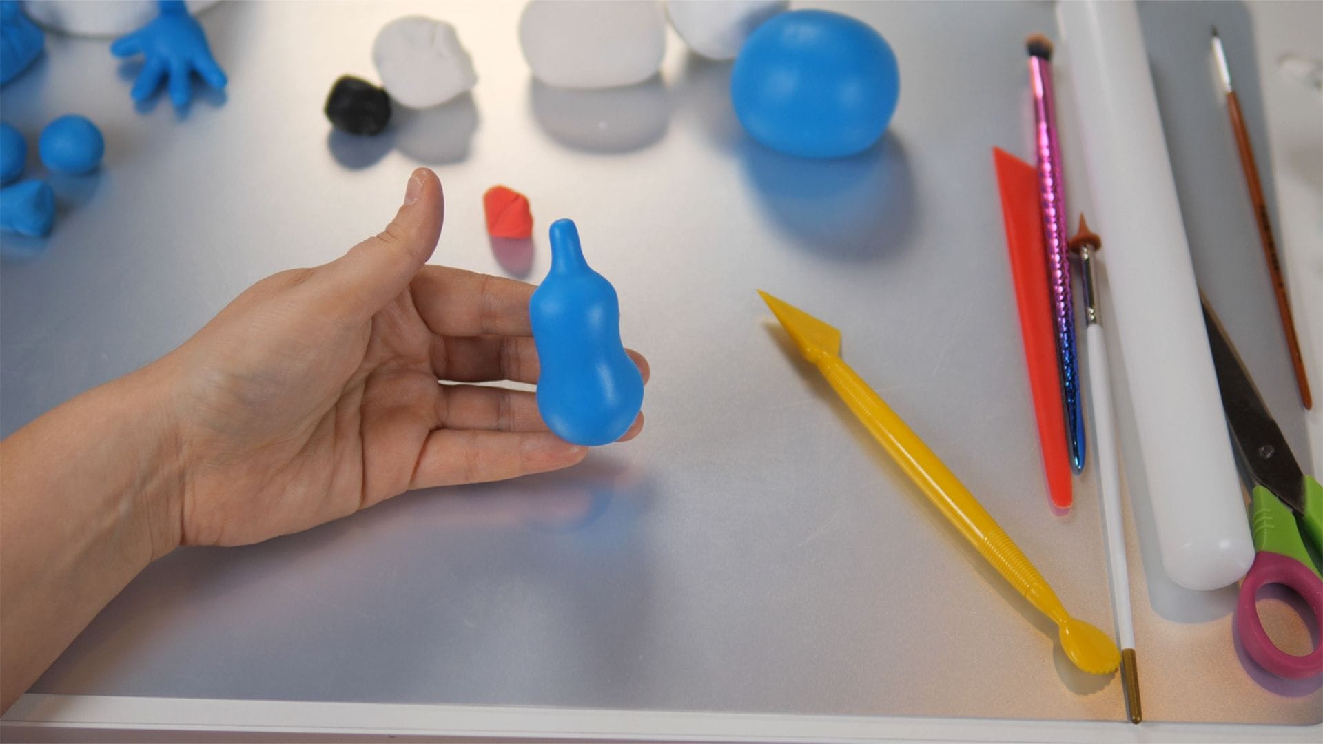 Smurf fondant cake topper 1