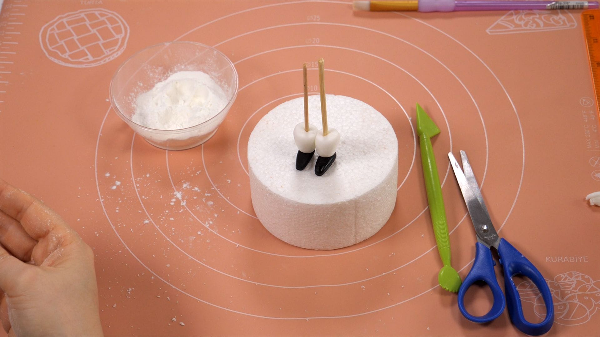 Minion – Fondant Cake Topper Tutorial 1