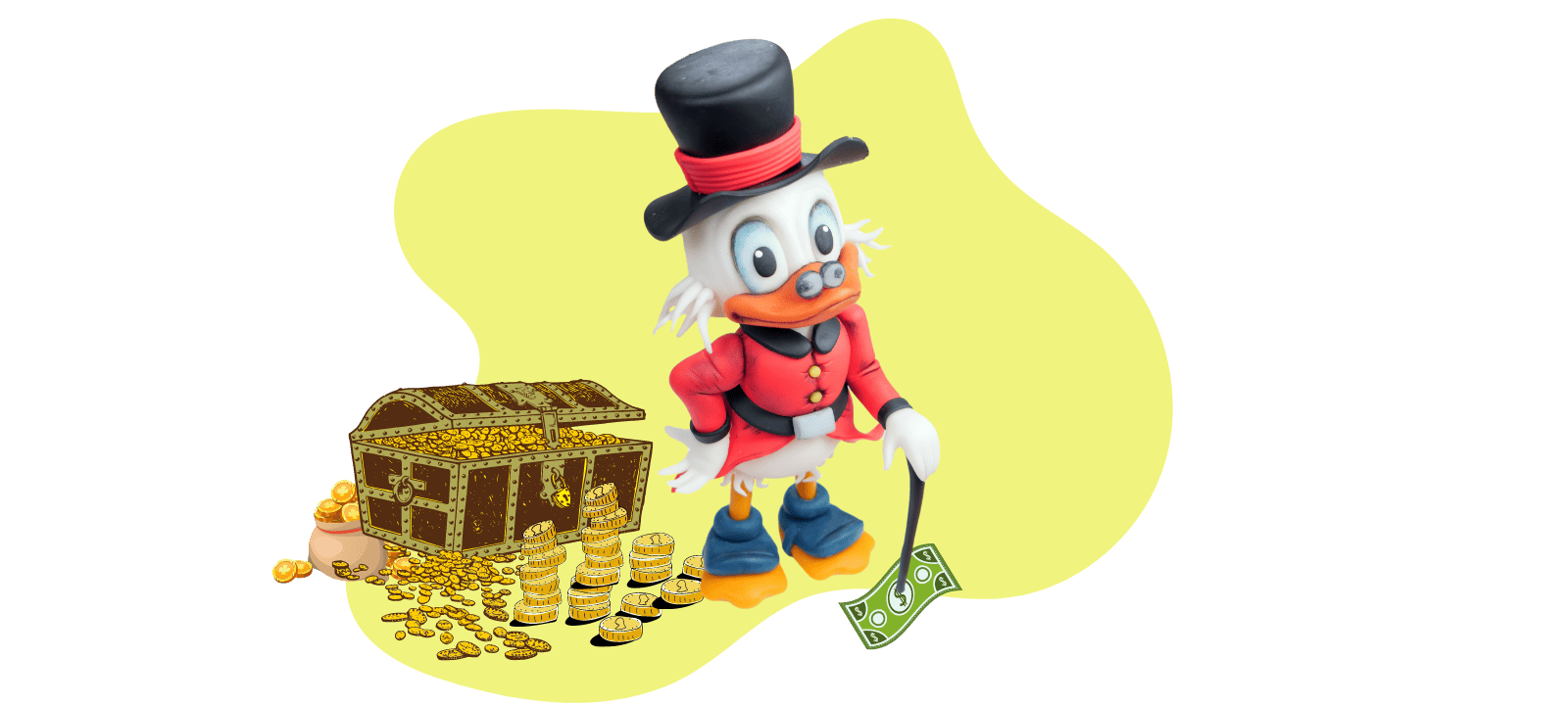 Uncle Scrooge - Fondant Cake Topper Tutorial