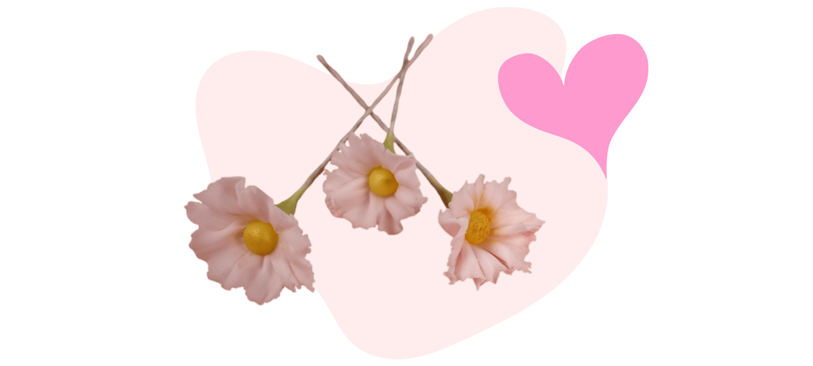 Daisy (variation) - fondant flower tutorial