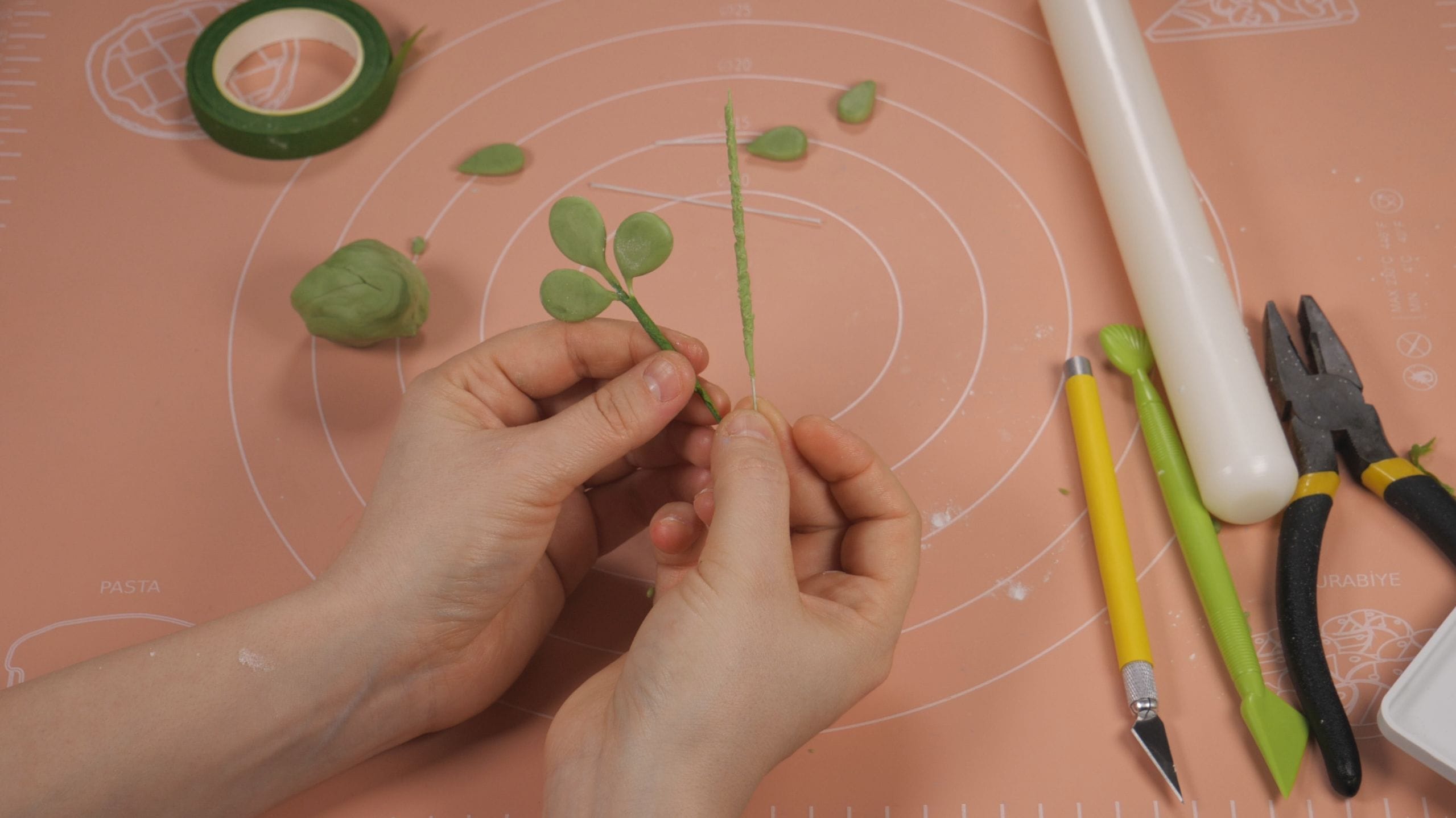 Tropical decoration – Fondant Tutorial 1